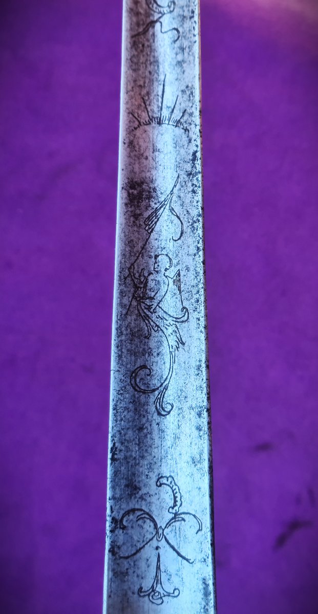  Taza Rapier For Town Wear, End Of The Reign Of Louis XIV (17th Cent.)-photo-7
