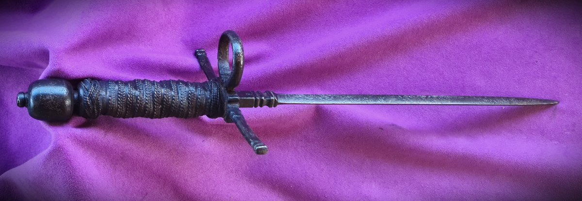 Spanish "main Gauche"  Dagger Known As "verduguillo" -photo-2