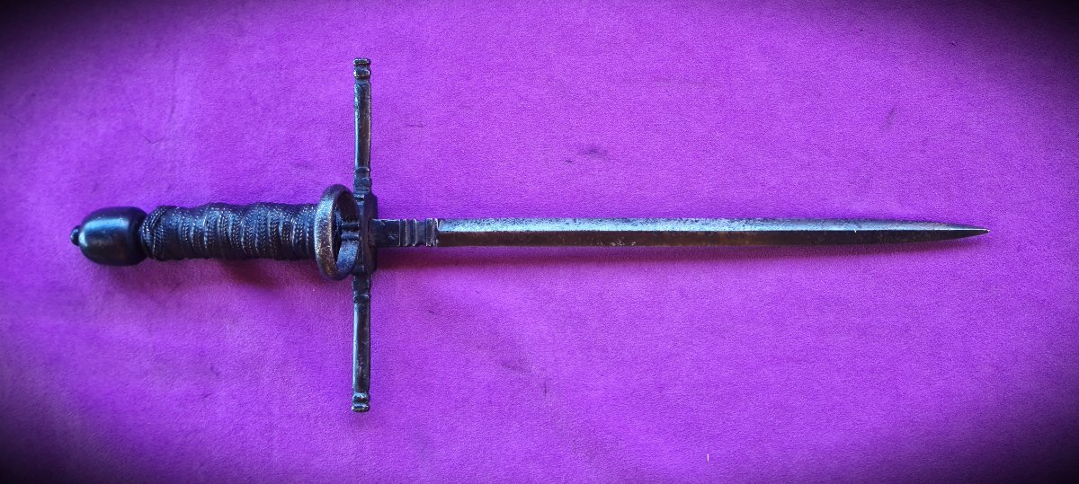 Spanish "main Gauche"  Dagger Known As "verduguillo" -photo-2