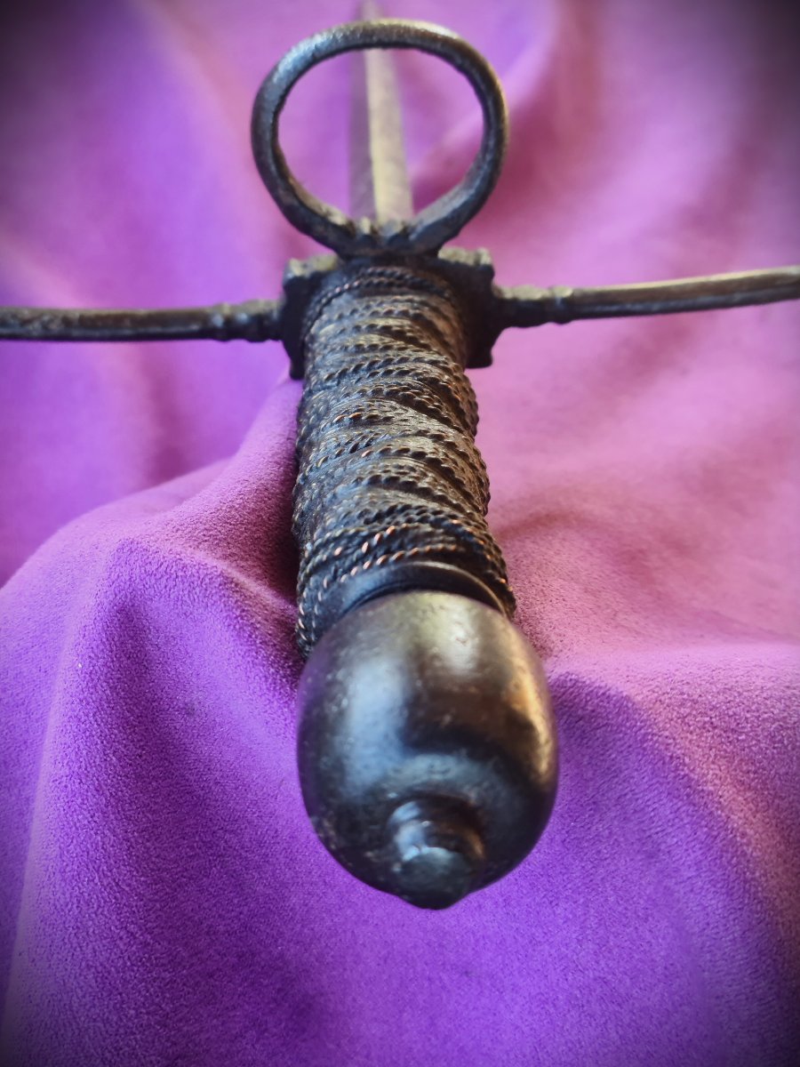 Spanish "main Gauche"  Dagger Known As "verduguillo" -photo-5