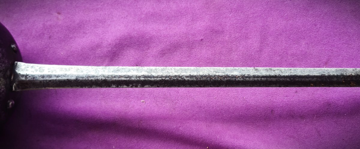 Rapière militaire espagnole 17ème siècle-photo-4