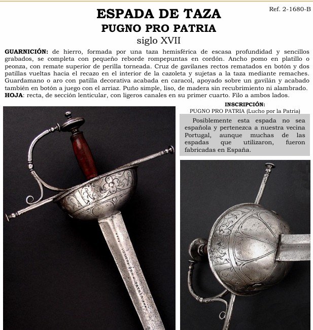 Rapière militaire espagnole 17ème siècle-photo-8