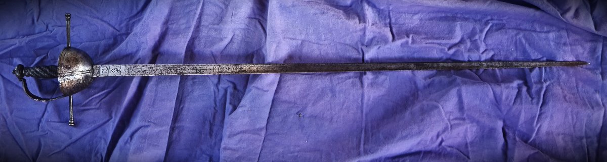 Very Long Cavalry Thrusting Rapier&amp;quot; Estoc&amp;quot;  Signed By Iohannis Koehl
