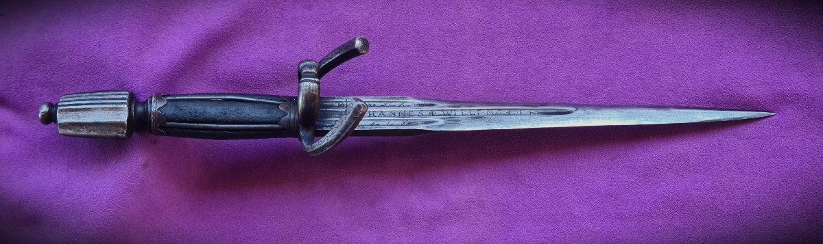 Dague de Main Gauche de Saxe, signée Iohannes Willems  circa 1550-1620-photo-7