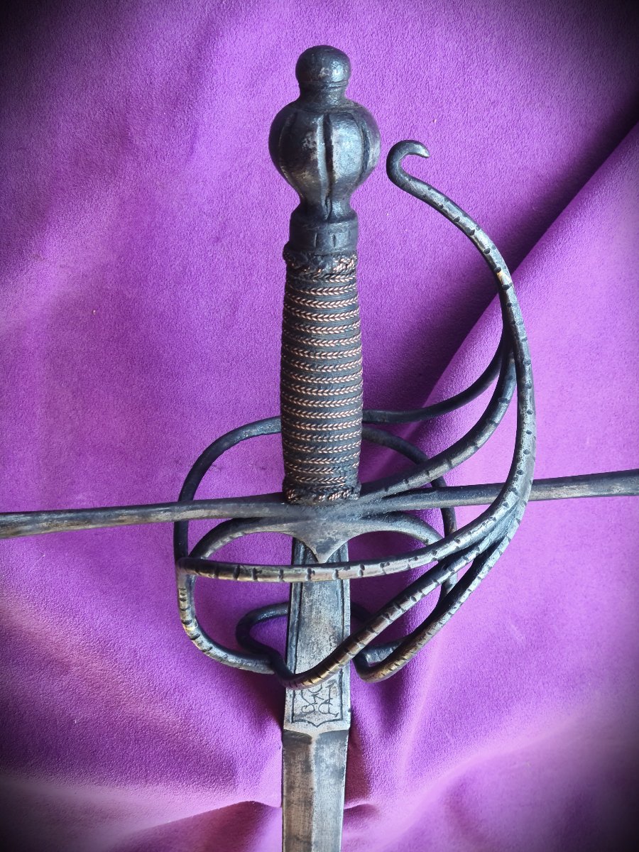 Rapière à branches,  circa 1600, probablement pour adolescent.-photo-6