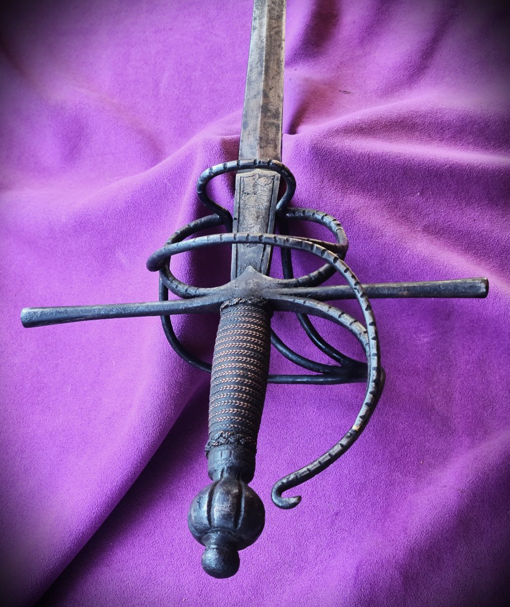 Rapière à branches,  circa 1600, probablement pour adolescent.-photo-7