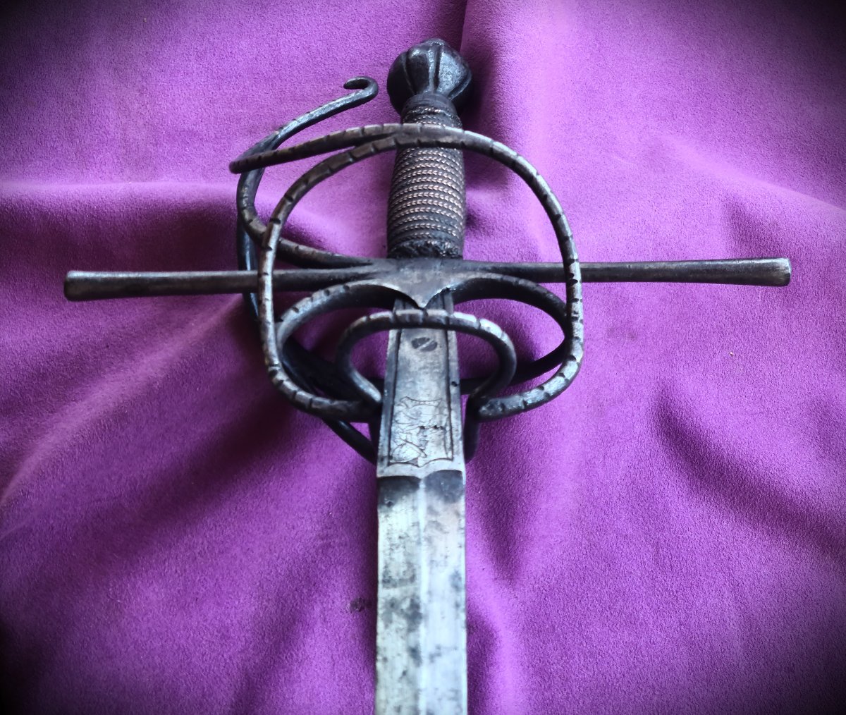 Rapière à branches,  circa 1600, probablement pour adolescent.-photo-8