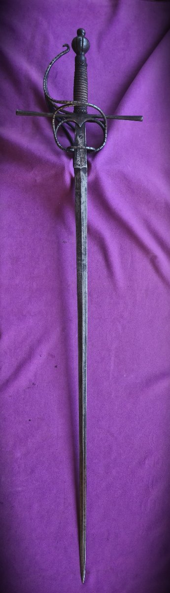 Rapière à branches,  circa 1600, probablement pour adolescent.