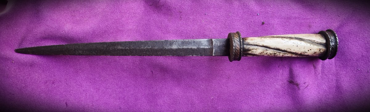 Italian 16th-century Rondel Dagger-photo-3