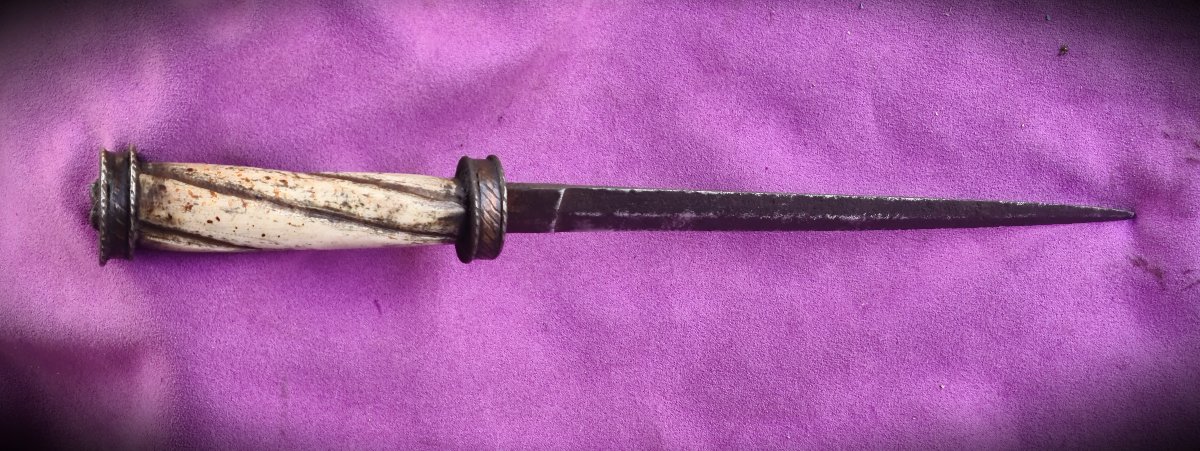 Italian 16th-century Rondel Dagger-photo-4