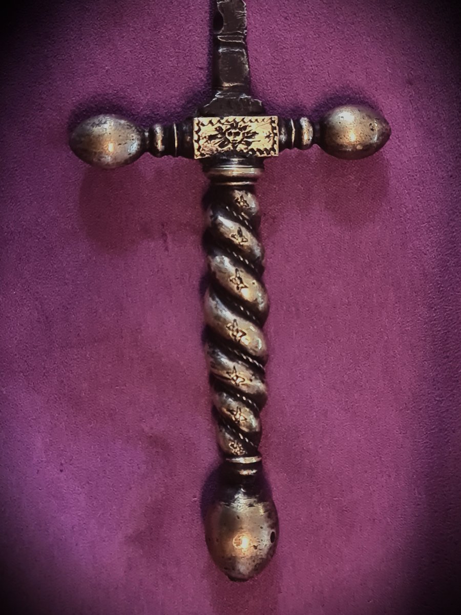 17th-century Italian Stiletto Dagger-photo-6