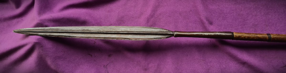 Set Of 4 Spears From  Rdc  (formerly Zaire), Circa 1910-photo-3