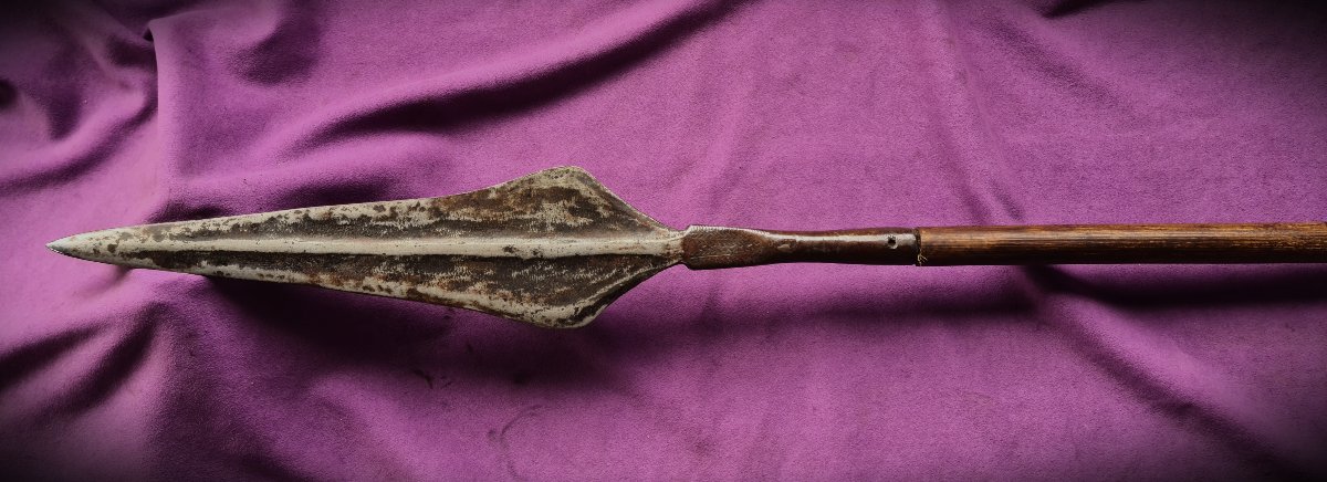 Set Of 4 Spears From  Rdc  (formerly Zaire), Circa 1910-photo-1