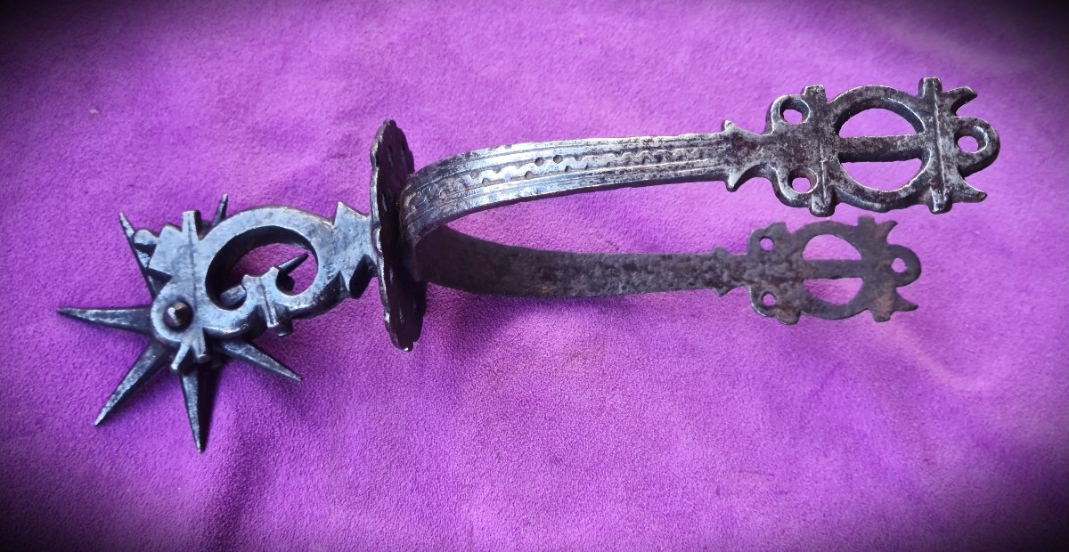 Argentine Steel Spur, First Half Of The 19th Century-photo-2