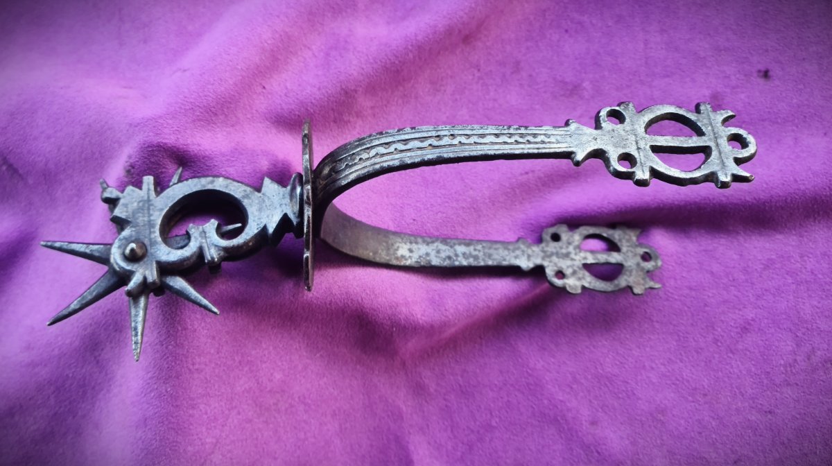 Argentine Steel Spur, First Half Of The 19th Century-photo-2