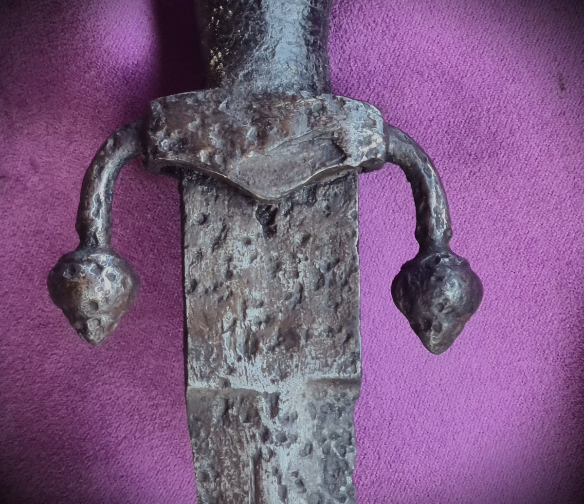 Rare, Large Hispano-moorish Dagger, 15th Century-photo-4