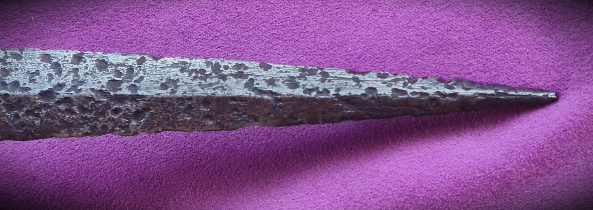 Rare, Large Hispano-moorish Dagger, 15th Century-photo-5
