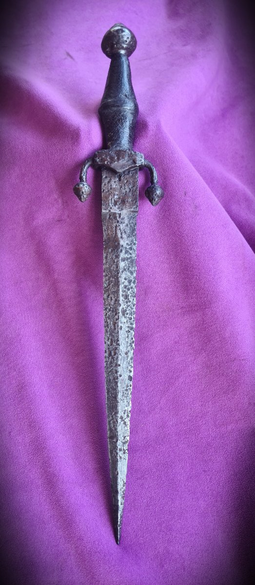 Rare, Large Hispano-moorish Dagger, 15th Century