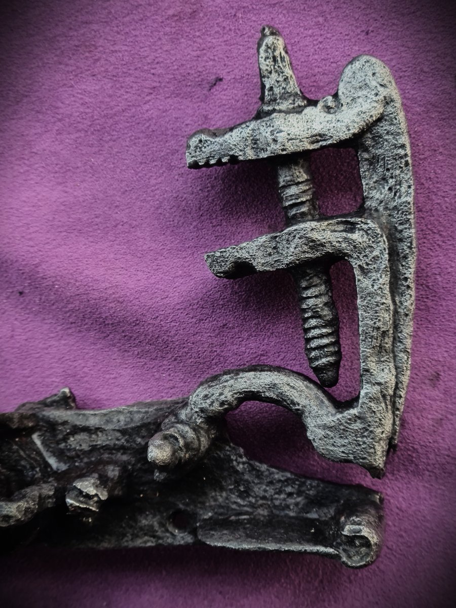 Extra-large Double Wheellock Mechanism  16th Century, For A Fortress Musket-photo-1