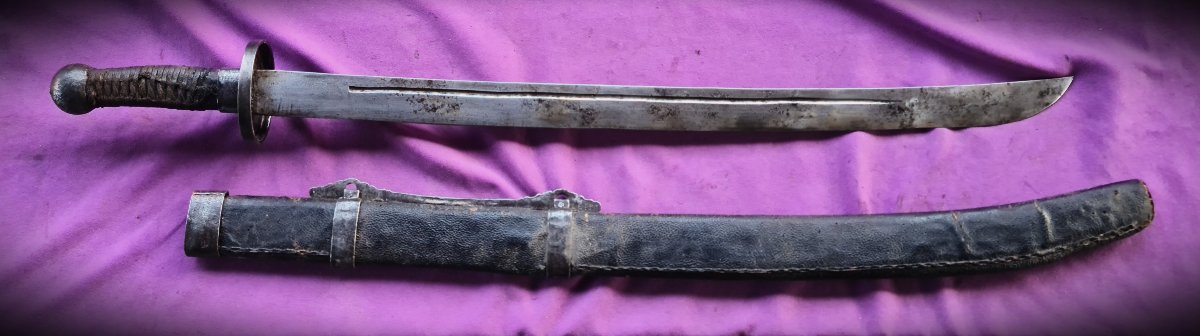 Sabre de guerre de  Chine du Nord, Dynastie Qing-photo-4