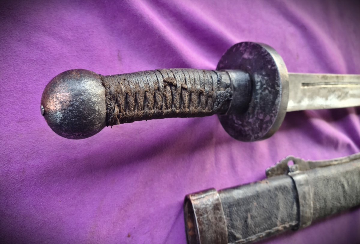 Sabre de guerre de  Chine du Nord, Dynastie Qing-photo-1
