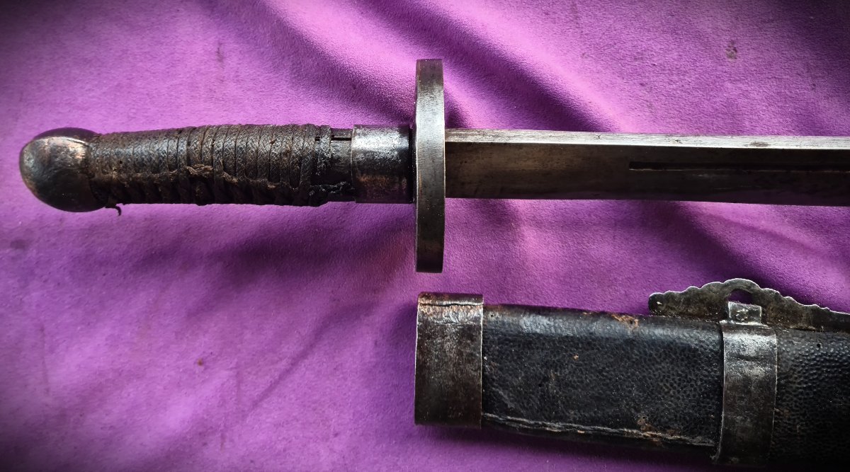Sabre de guerre de  Chine du Nord, Dynastie Qing-photo-2