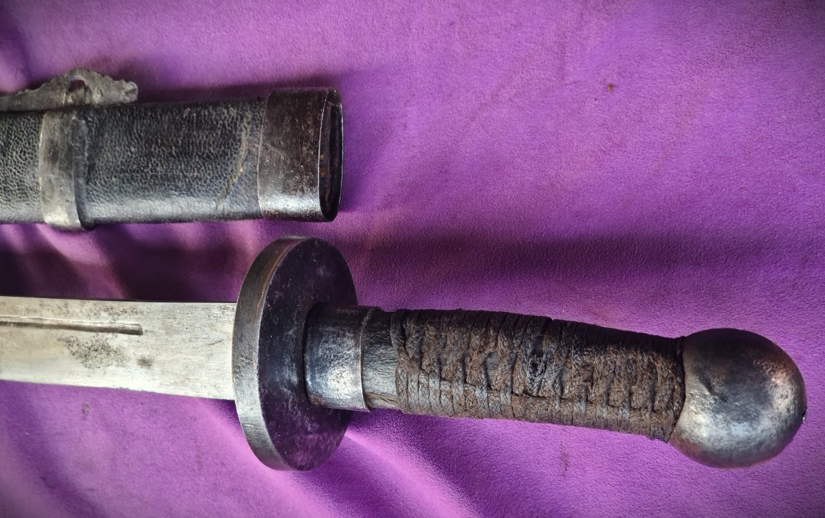 Sabre de guerre de  Chine du Nord, Dynastie Qing-photo-3