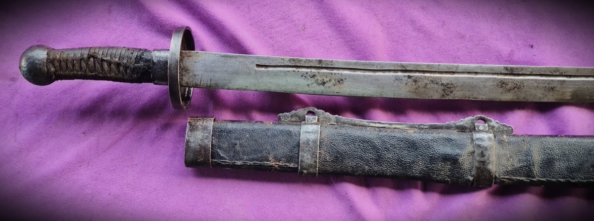 Sabre de guerre de  Chine du Nord, Dynastie Qing-photo-4