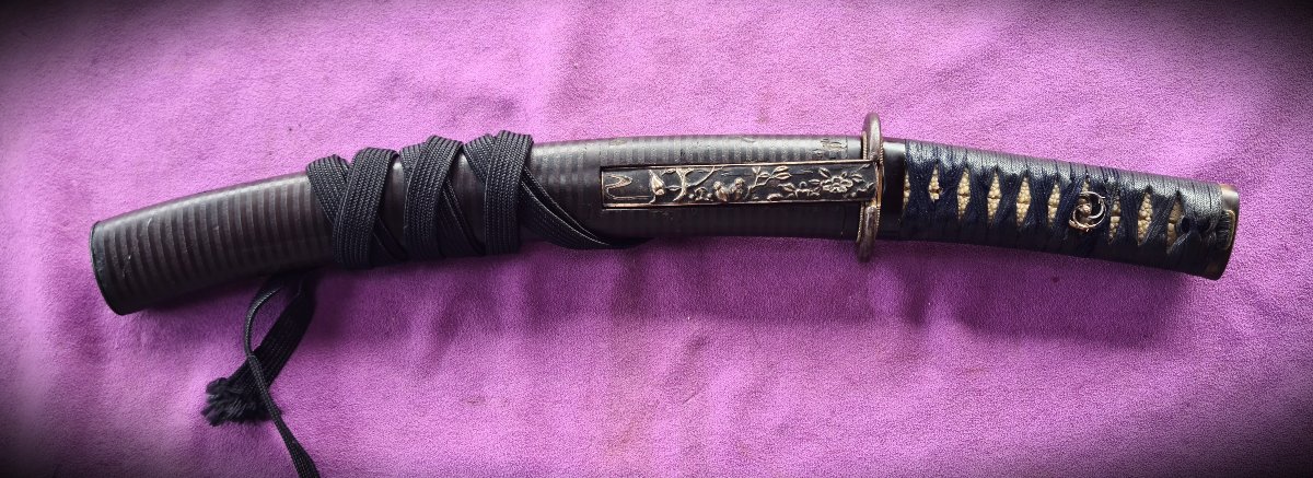 Japanese Tanto "yoroï Dashi"—blade Polished In Japan . Edo Period-photo-4