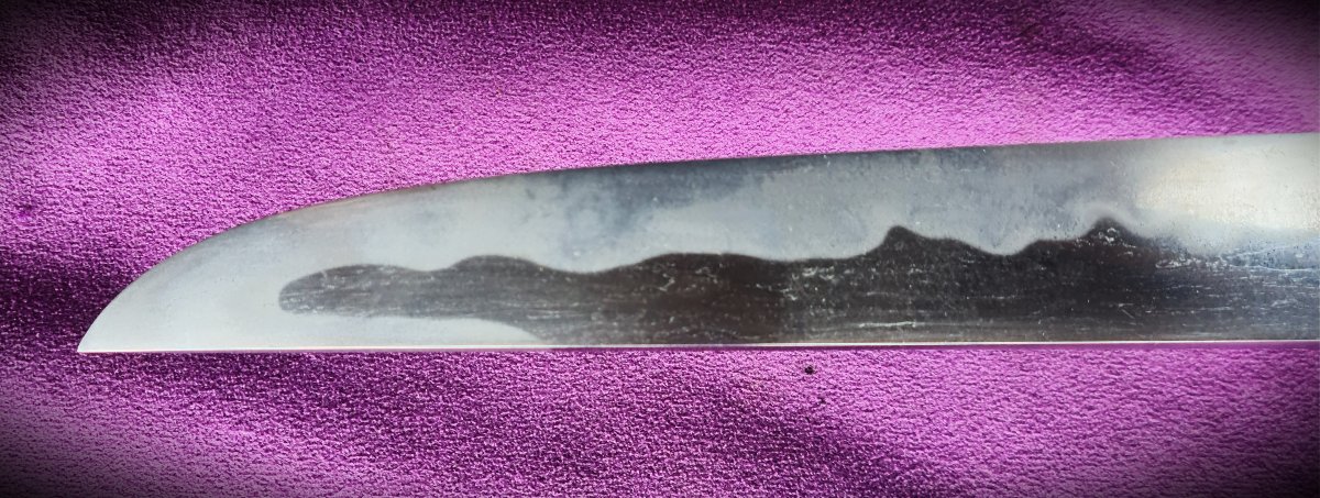 Japanese Tanto "yoroï Dashi"—blade Polished In Japan . Edo Period-photo-3