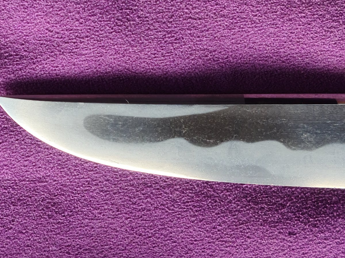 Japanese Tanto "yoroï Dashi"—blade Polished In Japan . Edo Period-photo-4