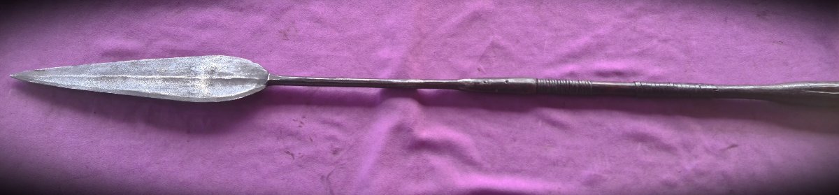 African Spear, Drc, 19th Century-photo-2