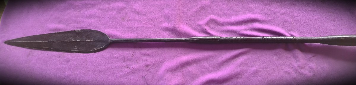 African Spear, Drc, 19th Century-photo-4