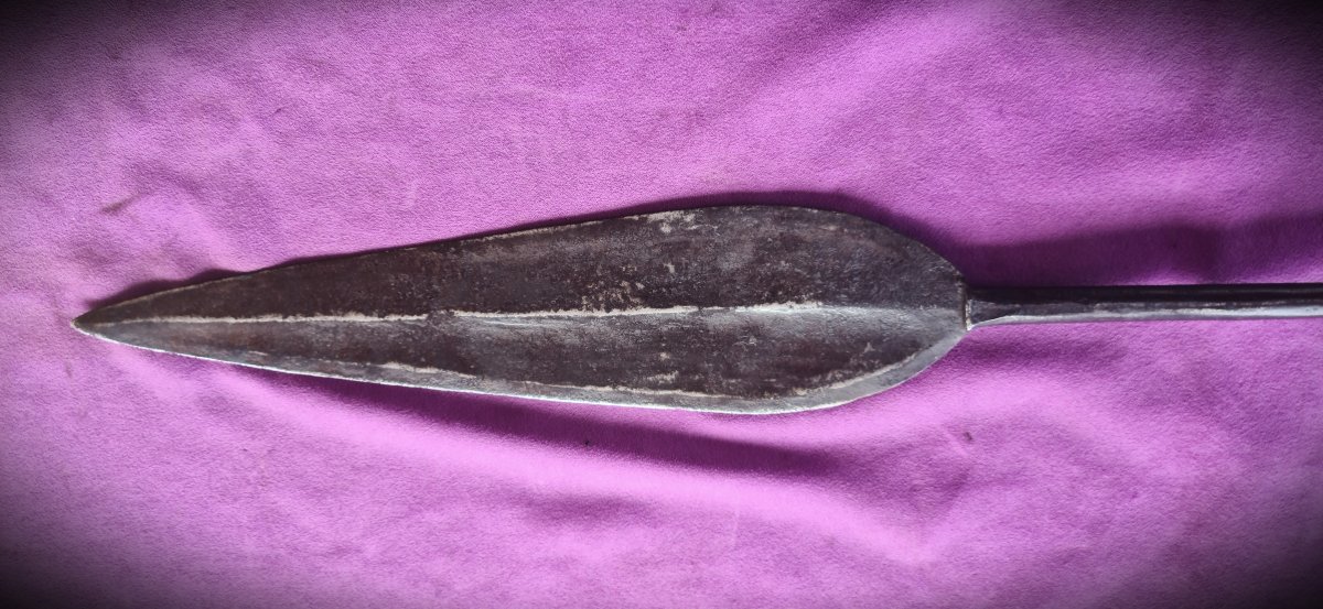 African Spear, Drc, 19th Century-photo-1