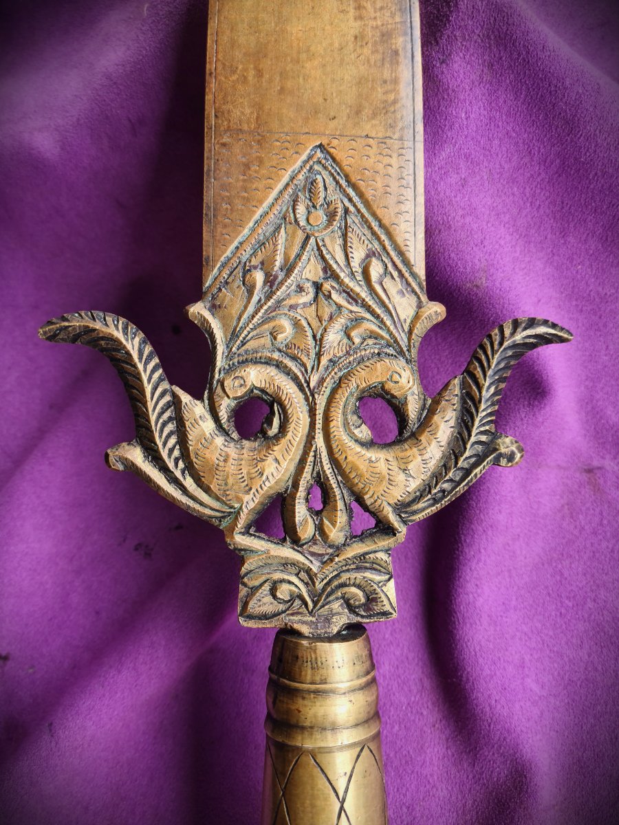 Pair Of Indo-persian Ceremonial Spontoons-photo-1