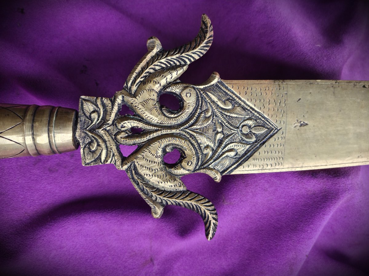 Pair Of Indo-persian Ceremonial Spontoons-photo-2