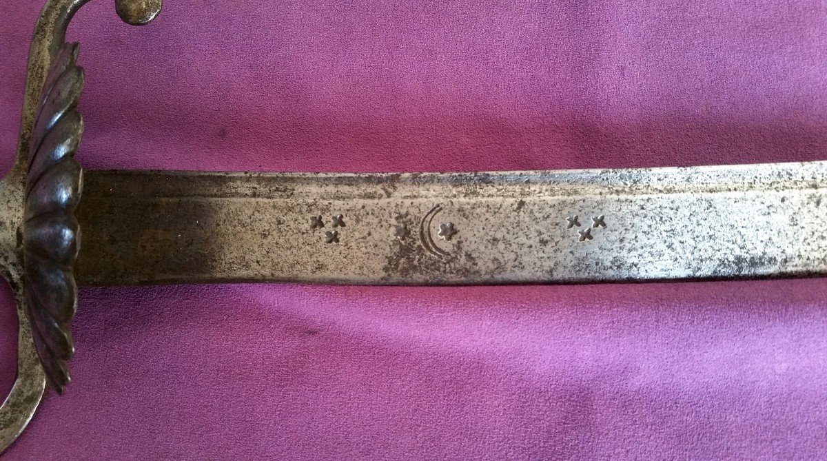Sabre de chasse allemand XVIIème-photo-2