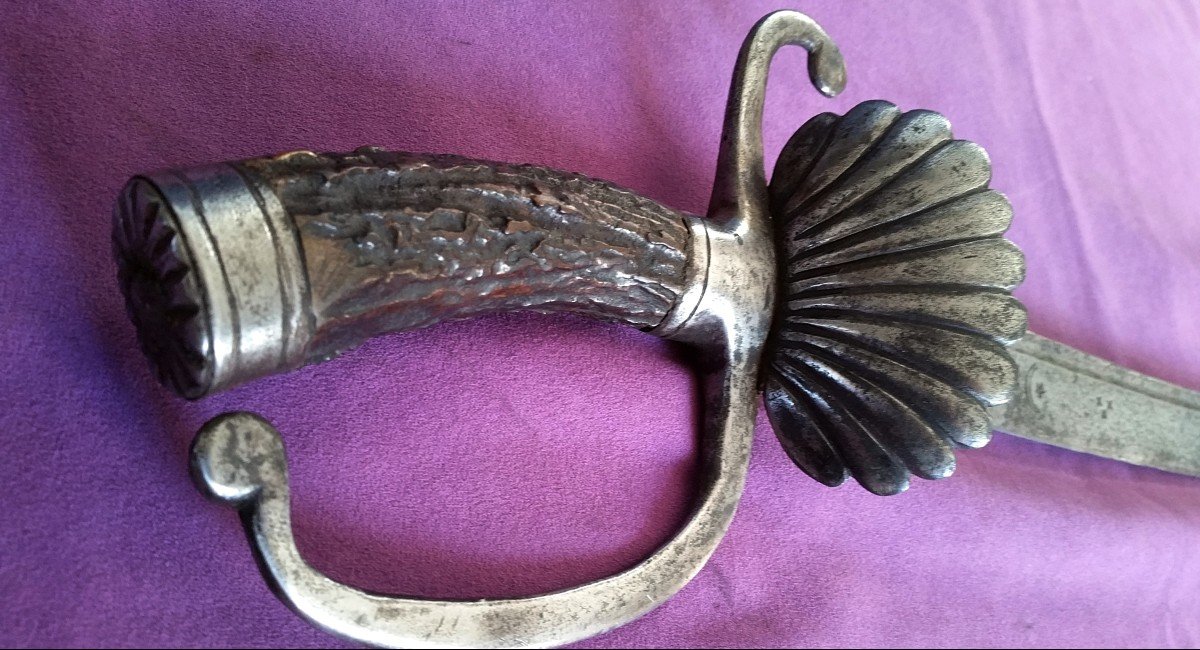 Sabre de chasse allemand XVIIème-photo-3