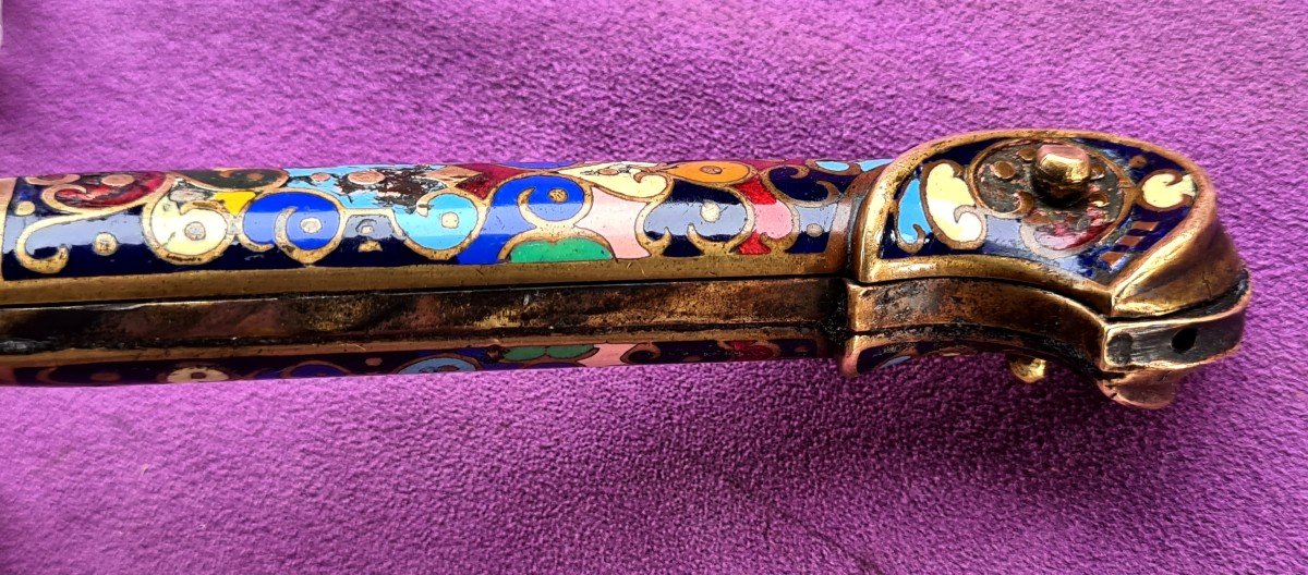 Rare Russian Cloisonne Dagger-photo-6