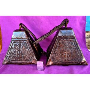 Pair Of Giant Stirrups From Argentina 19th Century