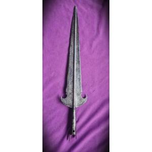 Large Engraved Partisan, 16th Century