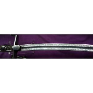 Sabre d'officier supérieur d'artillerie prussien 1873 33ème Régiment d'Artillerie