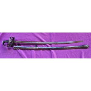 Sabre anglais lame gravée attribuée aux High Peak Rifles