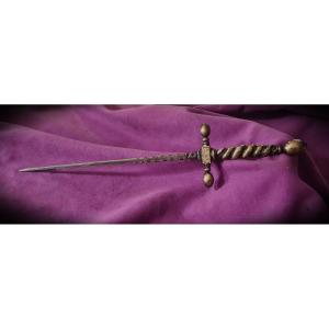 17th-century Italian Stiletto Dagger