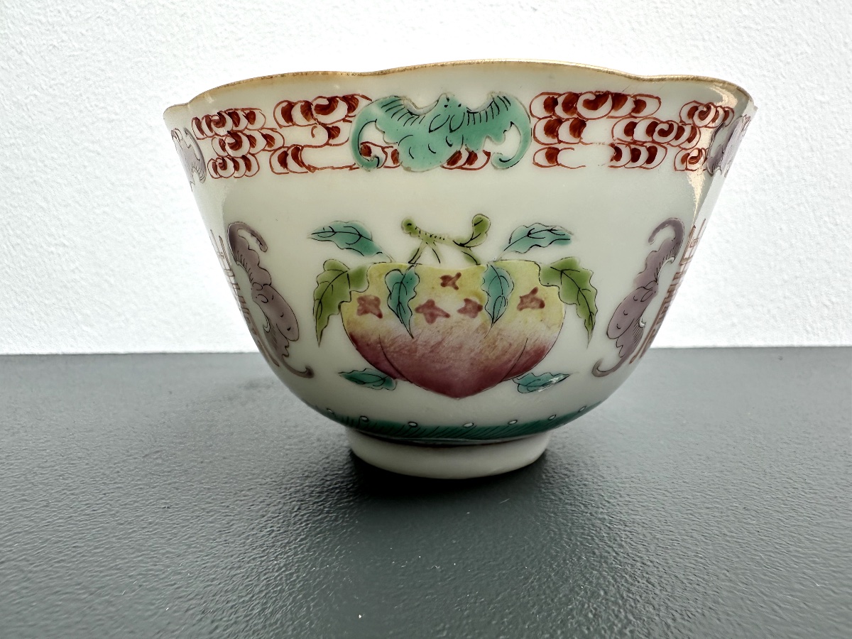 Two Chinese Porcelain Cups From The Guangxu Period (19th Century)-photo-2
