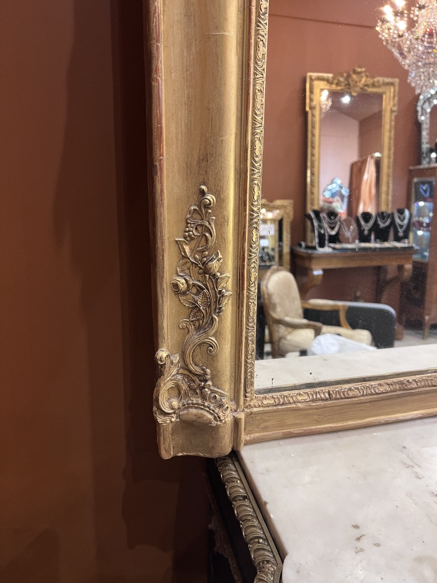Grand miroir d’époque Restauration vers 1830-photo-4