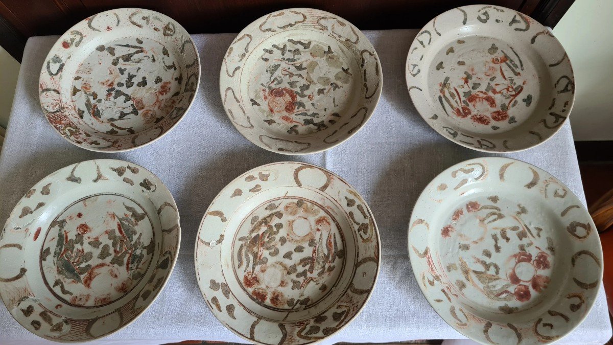 China Ming Period XVI E XVII Century Porcelain Plate From The Cargo Of The Merchant I Sin Ho -photo-3