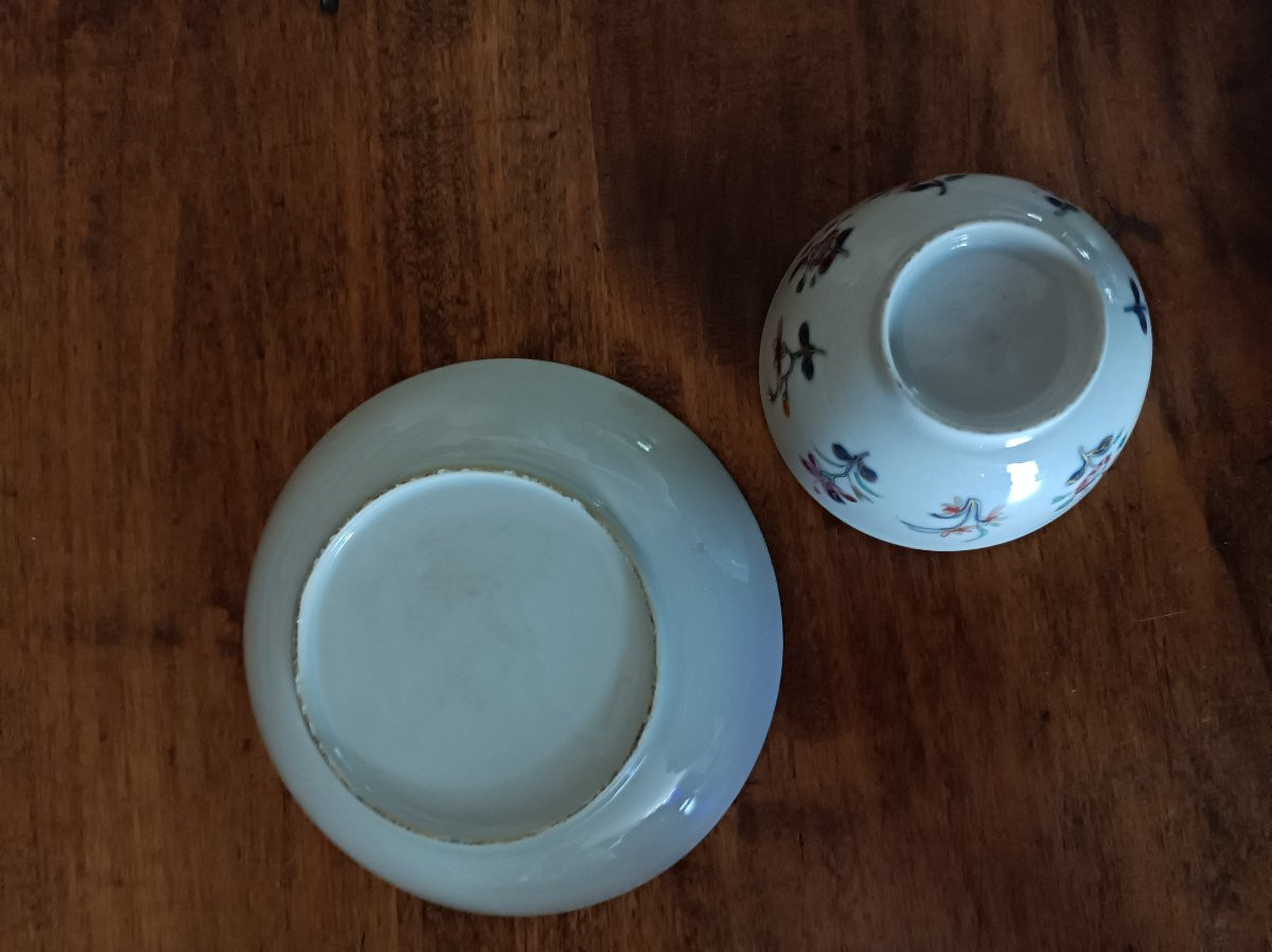 Sorbet En Porcelaine De La Compagnie Des Indes époque Qing Qialong 18e Siècle-photo-5