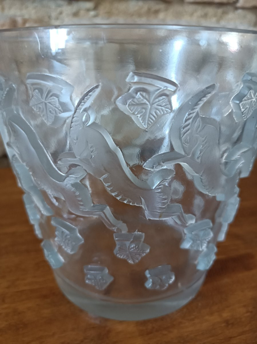 René Lalique Lave raisin en verre pressé modèle Jurançon  Crée En 1938-photo-4