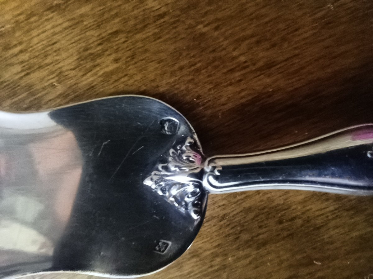 Petit Fours Mignardise Service, 19th Century Minerva Silver-photo-1